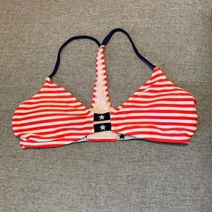 Patriotic USA Stars & Stripes swimsuit top 🇺🇸